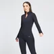 MP Damen Power 1/4 Reißverschluss Top — Schwarz