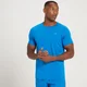 MP Men's Linear Mark Graphic Training Short Sleeve T-Shirt — Echtblau