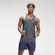 MP Herren Repeat Mark-Grafik Trainings-Tanktop mit Ringerrücken — Carbon