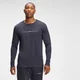MP Herren Mini Mark Grafik Langarm T-Shirt — Graphit