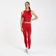 MP Damen Infinity Mark Training Crop Vest – Knallrot