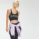 MP Damen Graffiti Grafik Training Sport-BH — Schwarz