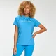 MP Damen Graffiti-Grafik Training Kurzarm-T-Shirt — Intensives Blau