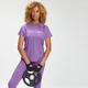 MP Damen Graffiti-Grafik Training Kurzarm-T-Shirt — Dunkler Flieder