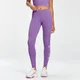 MP Damen Graffiti-Grafik Training Leggings — Dunkler Flieder