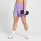 MP Damen Graffiti-Grafik Trainingsshorts — Dunkler Flieder