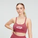 MP Damen kreidefarbene Grafik Sport-BH — Berry Pink