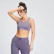 MP Damen Essentials Sport-BH mit breitem Träger — Rauchviolett