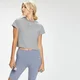 MP Damen Essentials Crop-T-Shirt — Hellgrau