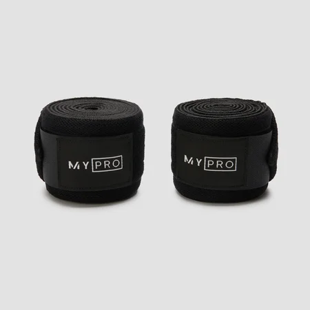 MYPRO-Kniebandagen — Schwarz