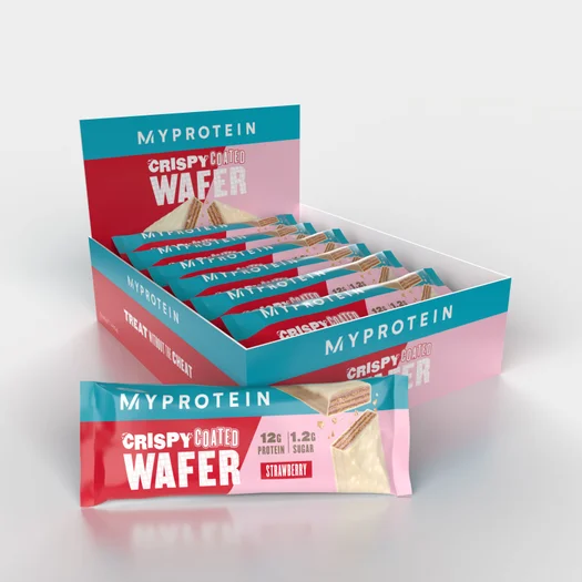 Crispy Coated Wafer - 12x40g - Erdbeere