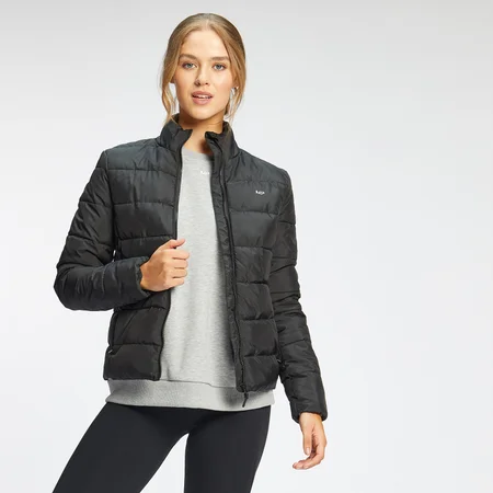 MP Outerwear Leichte Pufferjacke für Damen - Schwarz