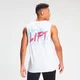 MP Herren Retro-Tanktop Lift mit weitem Armausschnitt – Weiß