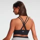 MP Damen Retro-Sport-BH Lift – Schwarz