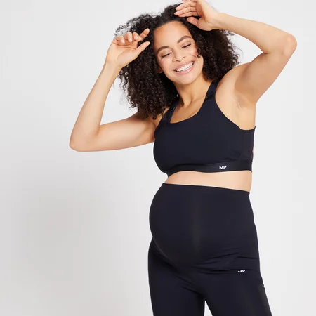 MP Power Schwangerschafts-/Still-Sport-BH für Damen - Schwarz