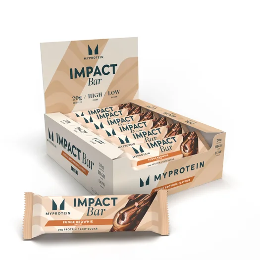 Impact Proteinriegel - New Recipe - 12 x 64g - Fudge brownie