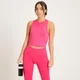 MP Training-Tanktop mit kürzerer Länge und Racerback-Design für Damen - Magenta