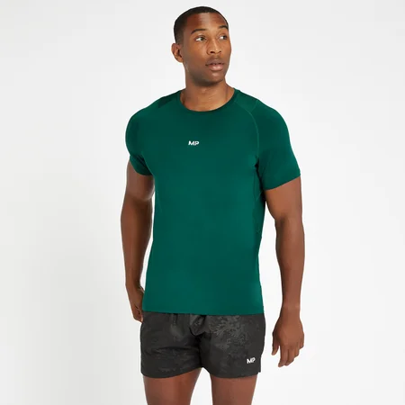 MP Herren Engage Kurzarm-T-Shirt in limitierter Auflage — Kiefergrün