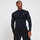 MP Training Langarm-Baselayer mit Stehkragen für Herren - Schwarz