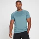 MP Kurzarm-Laufshirt mit Grafikdruck für Herren - Steinblau