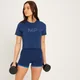 MP Adapt kurzärmeliges Crop-Oberteil für Damen - Dunkelblau