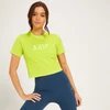 MP Adapt kurzärmeliges Crop-Oberteil für Damen - Zitrusgelb