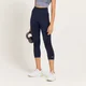 MP Curve 3/4-Leggings mit hoher Taille für Damen - Galaxy-Blau meliert