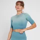MP Velocity Ultra Nahtloses Crop-Top für Damen - Steinblau