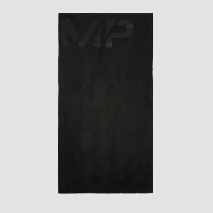 MP Performance Handtuch aus Mikrofaser – Schwarz