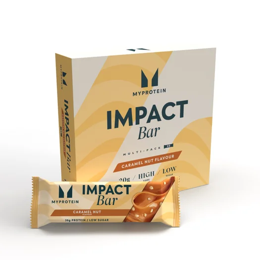 Impact Proteinriegel - 6 x 64g - Karamell Nuss