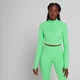MP Women's Power Ultra Cropped Top mit 1/4-Reißverschluss — Spring Bud