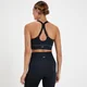 MP Women's Velocity Ultra Graphen Nahtloser Sport-BH — Schwarz