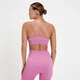 MP Women's Tempo Nahtloser Sport-BH – Blossom Pink Zebra