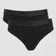 MP Damen-Tanga (2er-Pack) – Schwarz