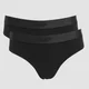 MP Damen-Hipster (2er-Pack) – Schwarz