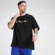 MP Crayola Grafik Unisex Oversized T-Shirt – Schwarz