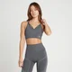 MP Damen Impact Nahtloser Scrunch-Sport-BH – Graphit