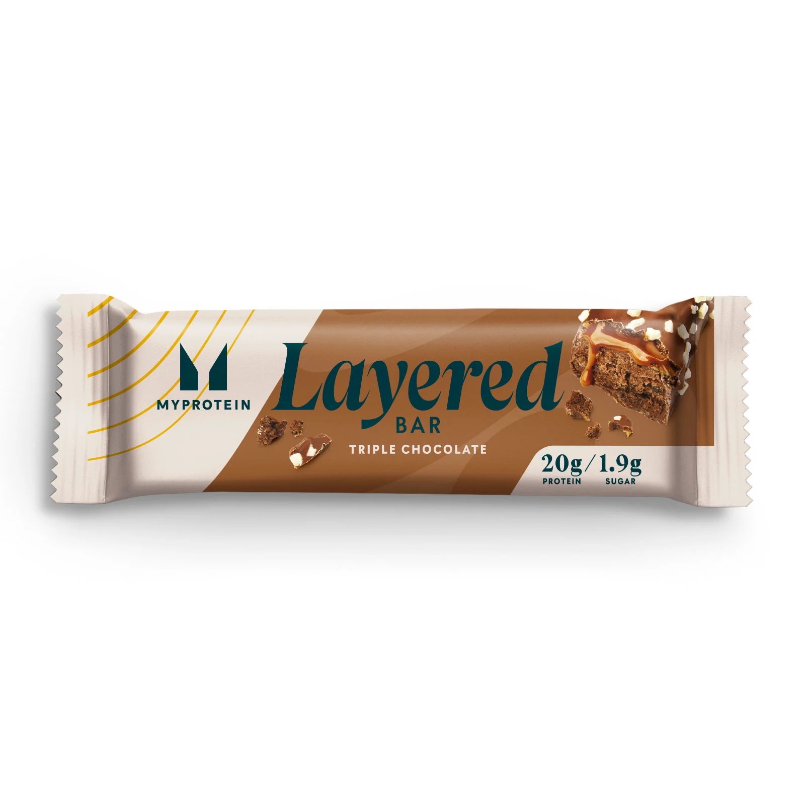 Layered Protein Bar - 6 x 60g - Triple Chocolate Fudge Image 3