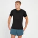 MP Herren Tempo Nahtloses Kurzarm-T-Shirt – Schwarz