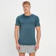 MP Herren Tempo Nahtloses Kurzarm-T-Shirt – Blaugrau