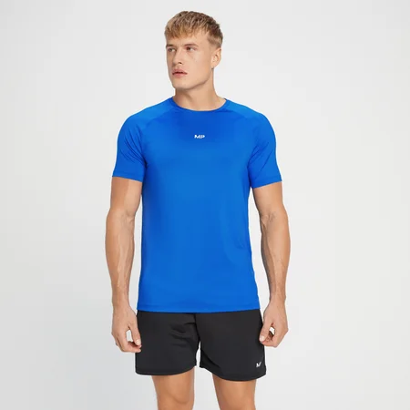 MP Herren Tempo Kurzarm-T-Shirt – Electric Blue