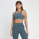 MP Damen Tempo Ultra Nahtloser Sport-BH – Blaugrau