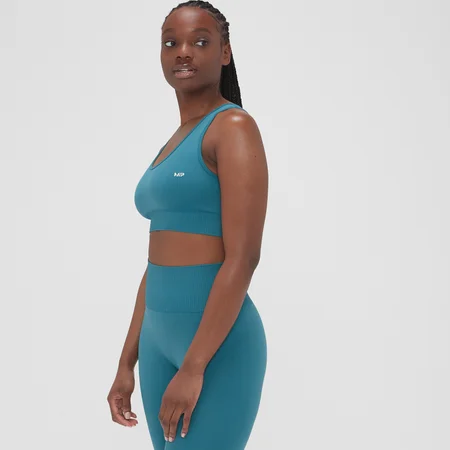 MP Damen Composure Nahtloser Sport-BH – Blaugrün