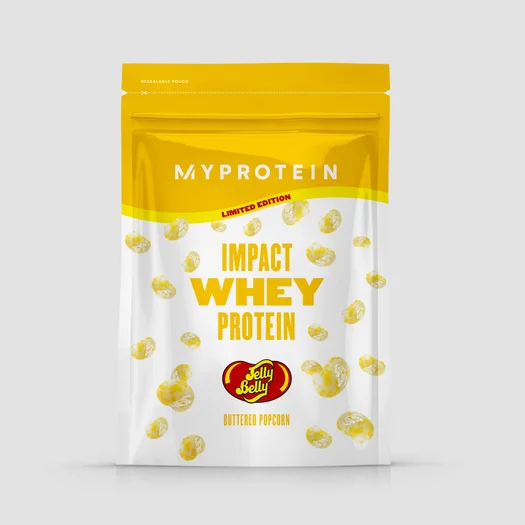 Impact Whey Protein – Jelly Belly® Edition - 40Portionen - Buttered Popcorn