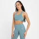 MP Damen Power Sport-BH mit gekreuztem Rücken – Kieselblau