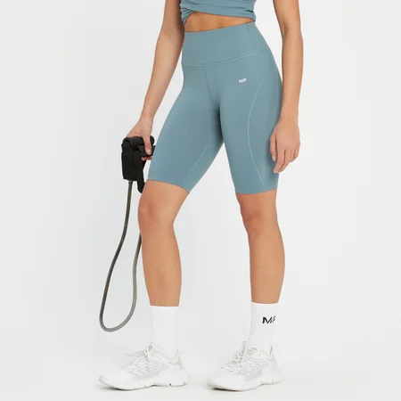 MP Damen Power Radlerhose — Kieselblau