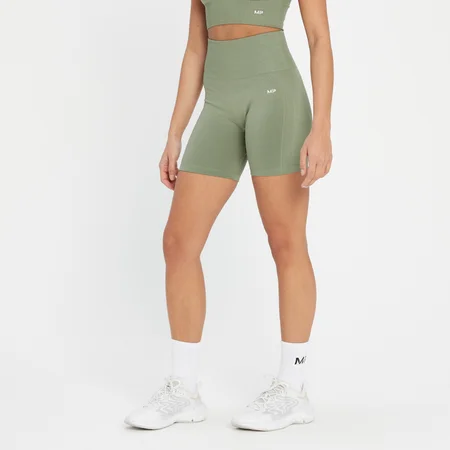 MP Damen Shape nahtlose Radlerhose — Gewaschene Jade