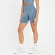 MP Damen Shape Nahtlose Radlerhose — Kieselblau