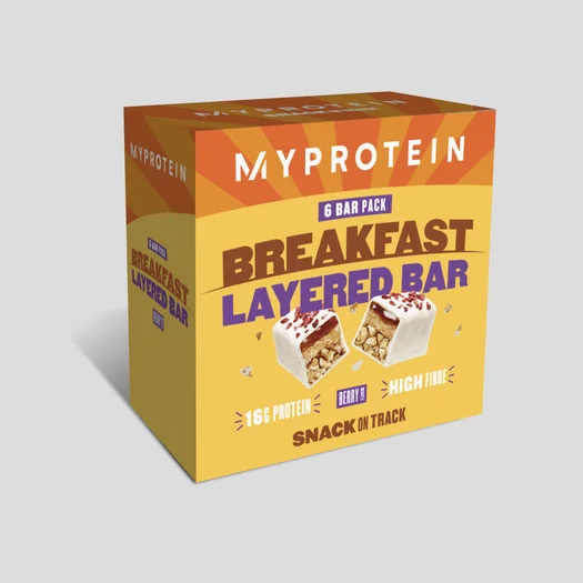 6 Layer Frühstücksproteinriegel - 6 x 60g - Beere