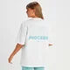 MP Damen Slogan T-Shirt – Weiß/Blau